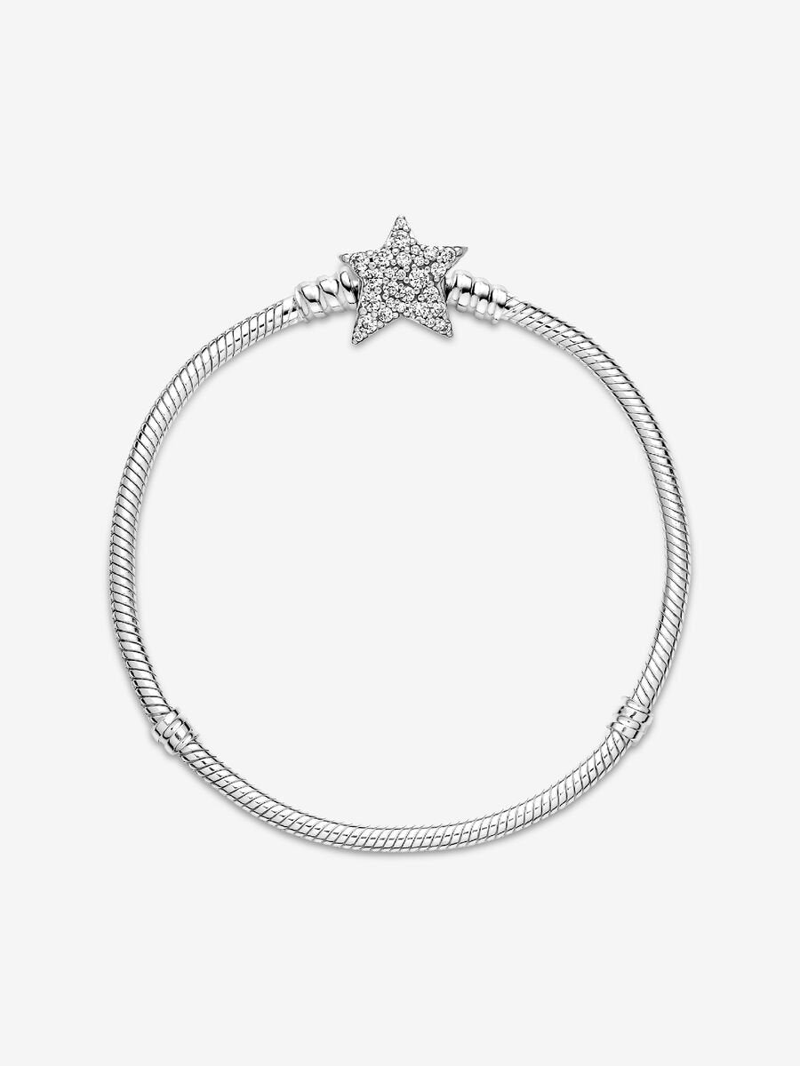 Asymmetric Star Clasp Snake Chain Bracelet