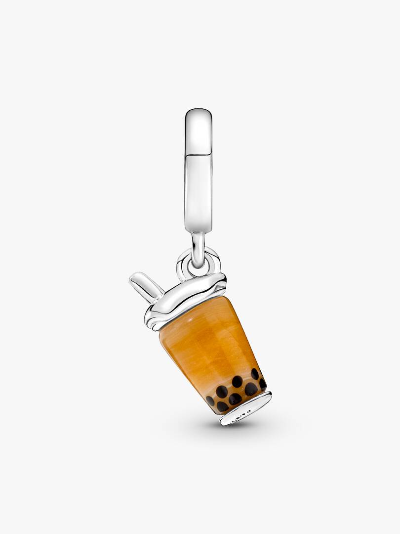 Murano Glass Bubble Tea Dangle Charm