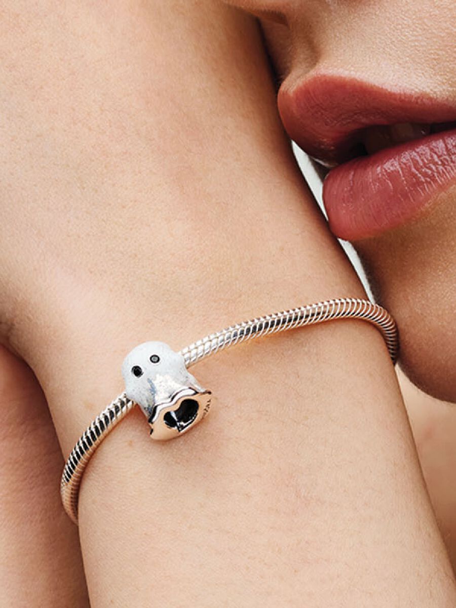 Glow-in-the-dark Boo Ghost Charm