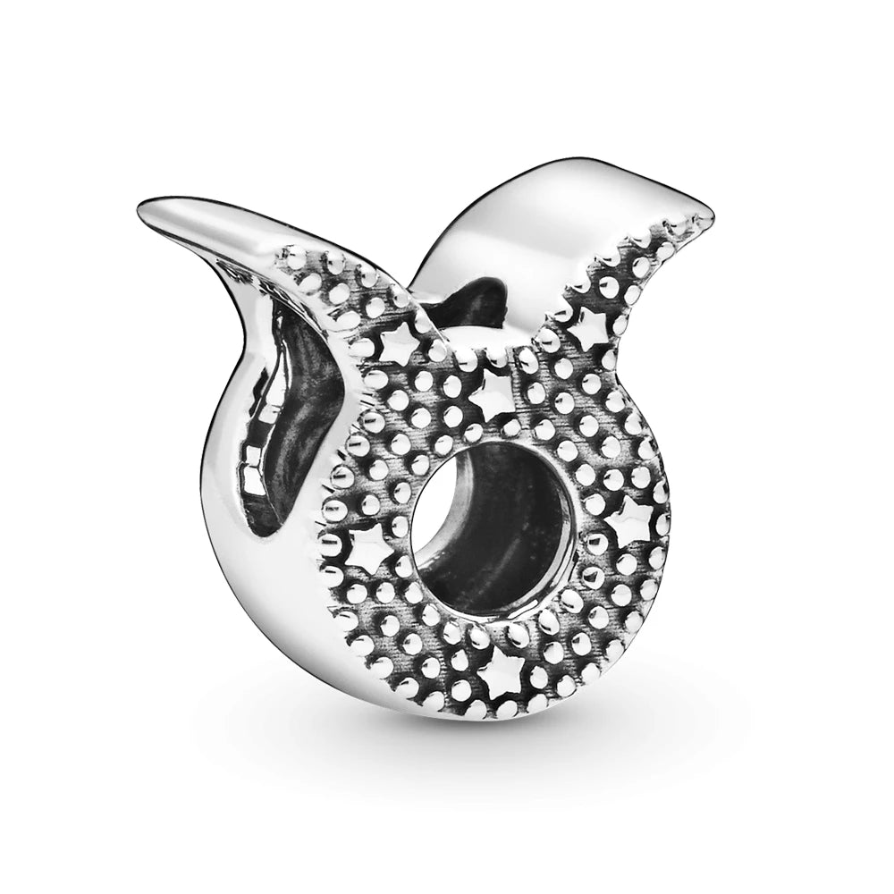 Sparkling Taurus Zodiac Charm