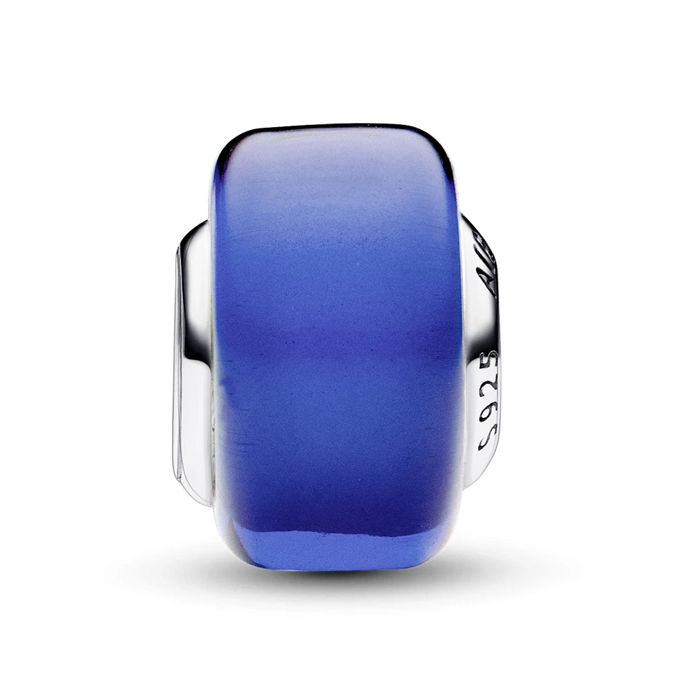 PANDORA bead Blue mini Murano glass