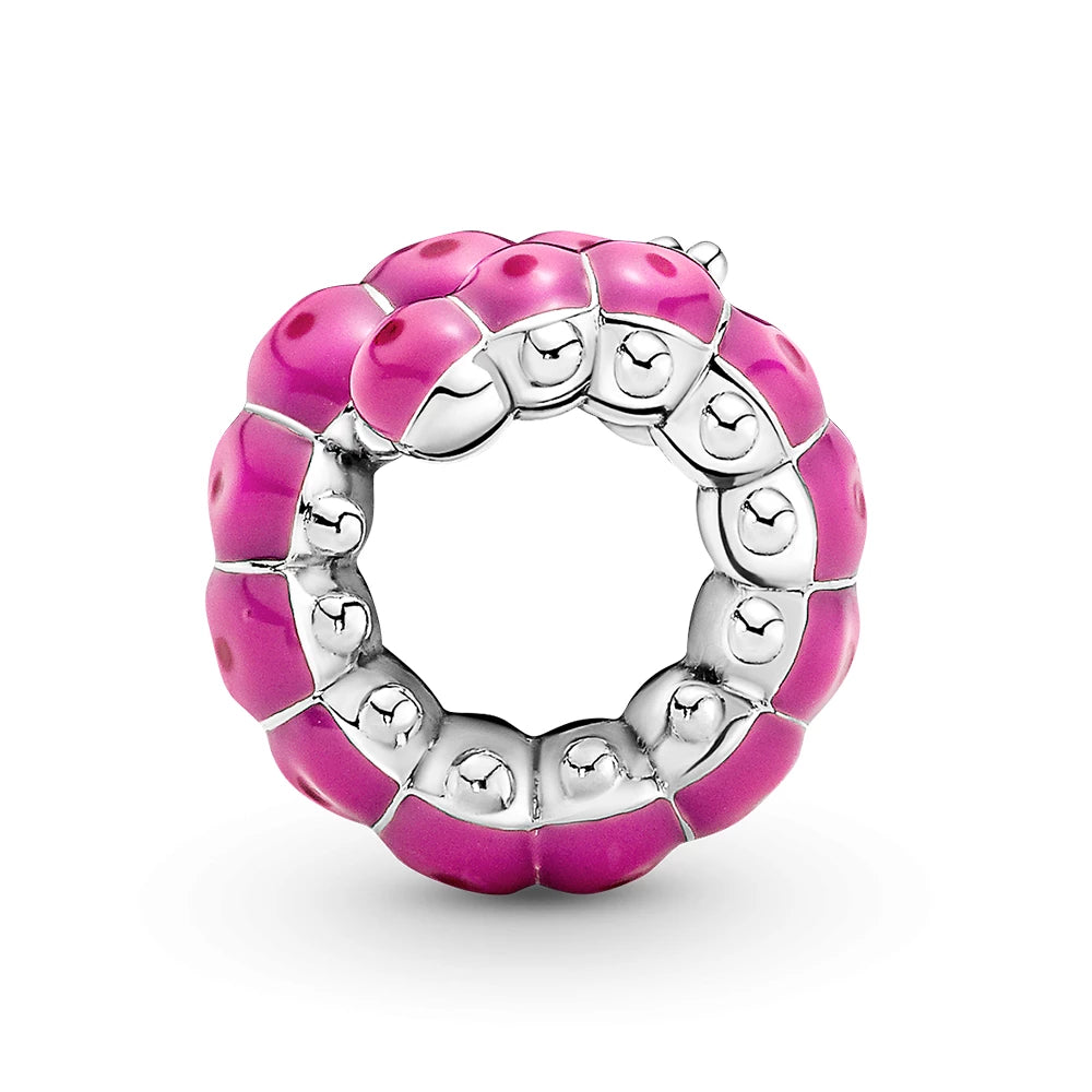 Cute Curled Caterpillar Charm