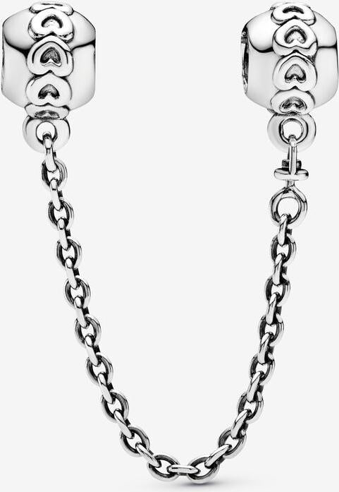 Band of Hearts Safety Chain Charm