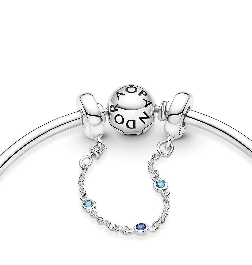 safety chain Blue stones