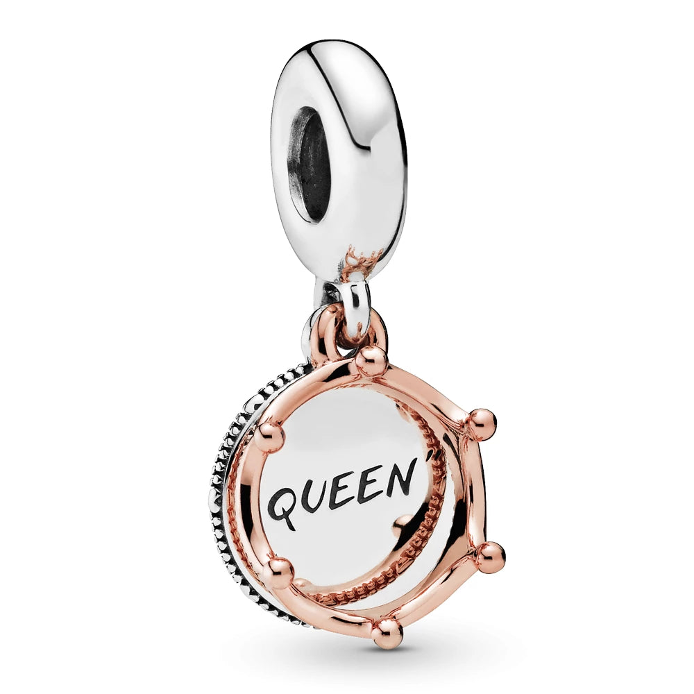 gilded Queen bead with a royal crown