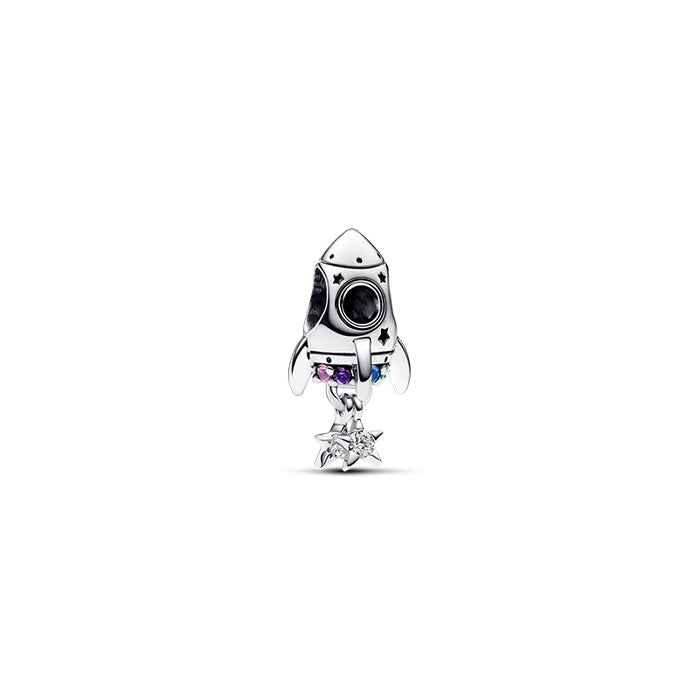 Space Love Rocket Charm