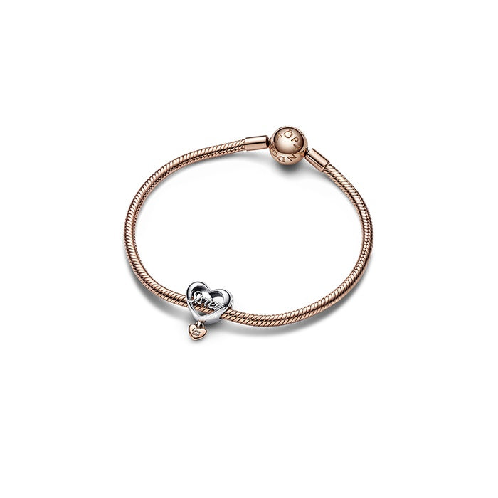 Love You Sister Heart Charm