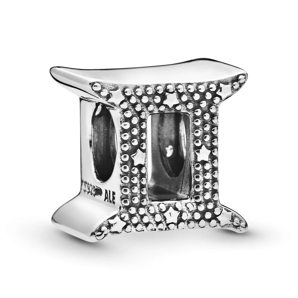 Sparkling Gemini Zodiac Charm