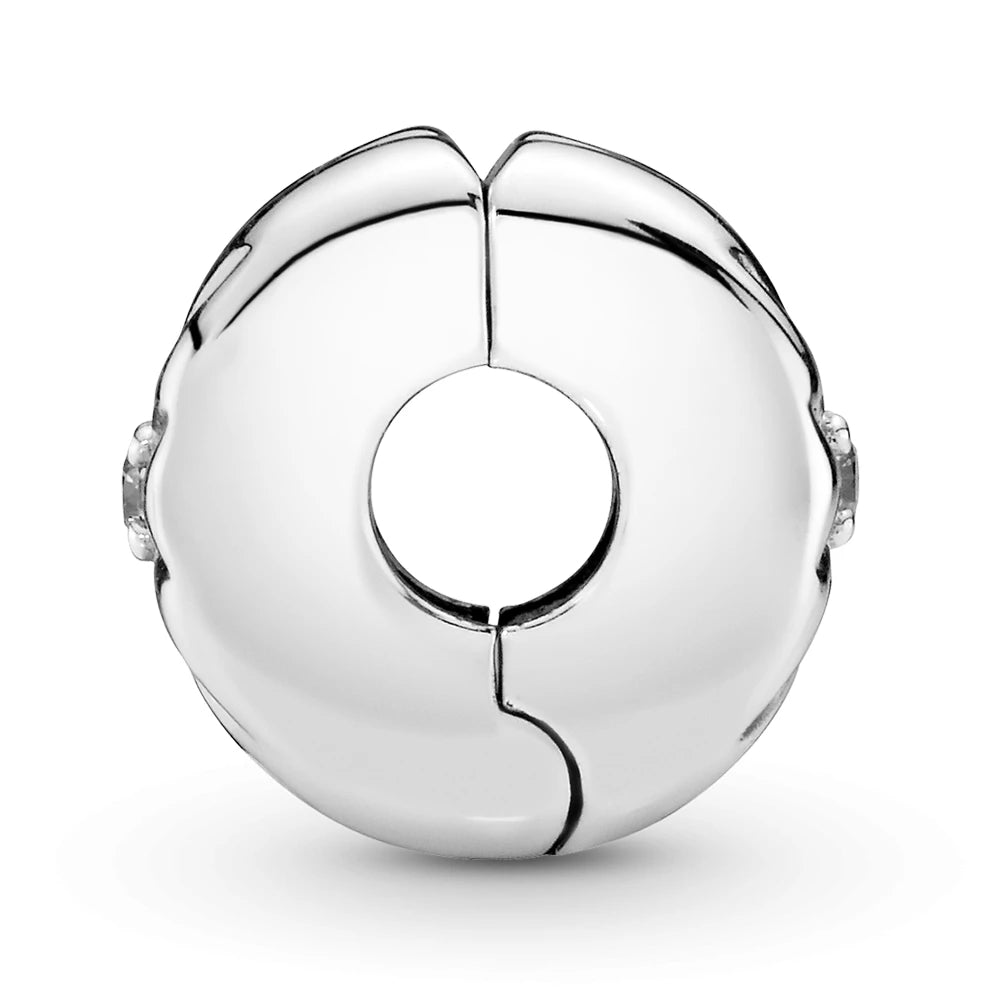 PANDORA bead Glittering clip pendant with a sun motif