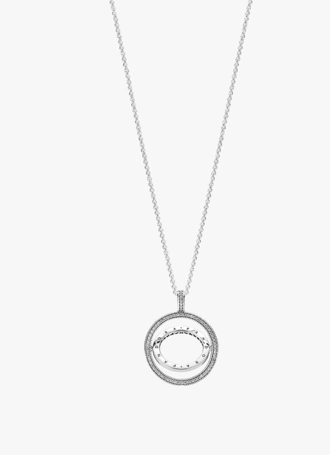 Pandora Logo Circle Necklace