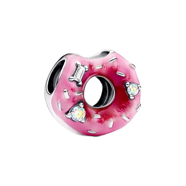 Sprinkled Donut Charm