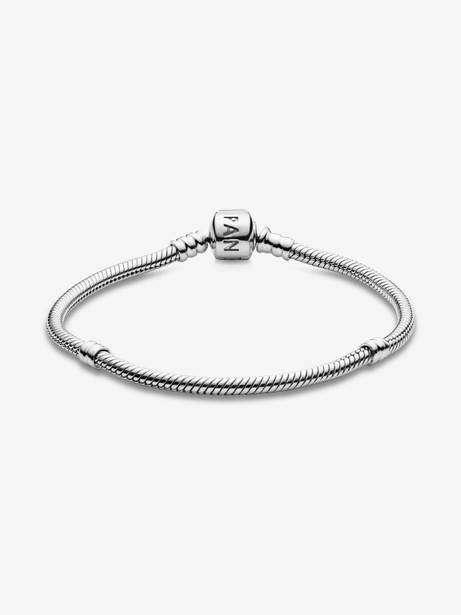 Barrel Clasp Snake Chain Bracelet