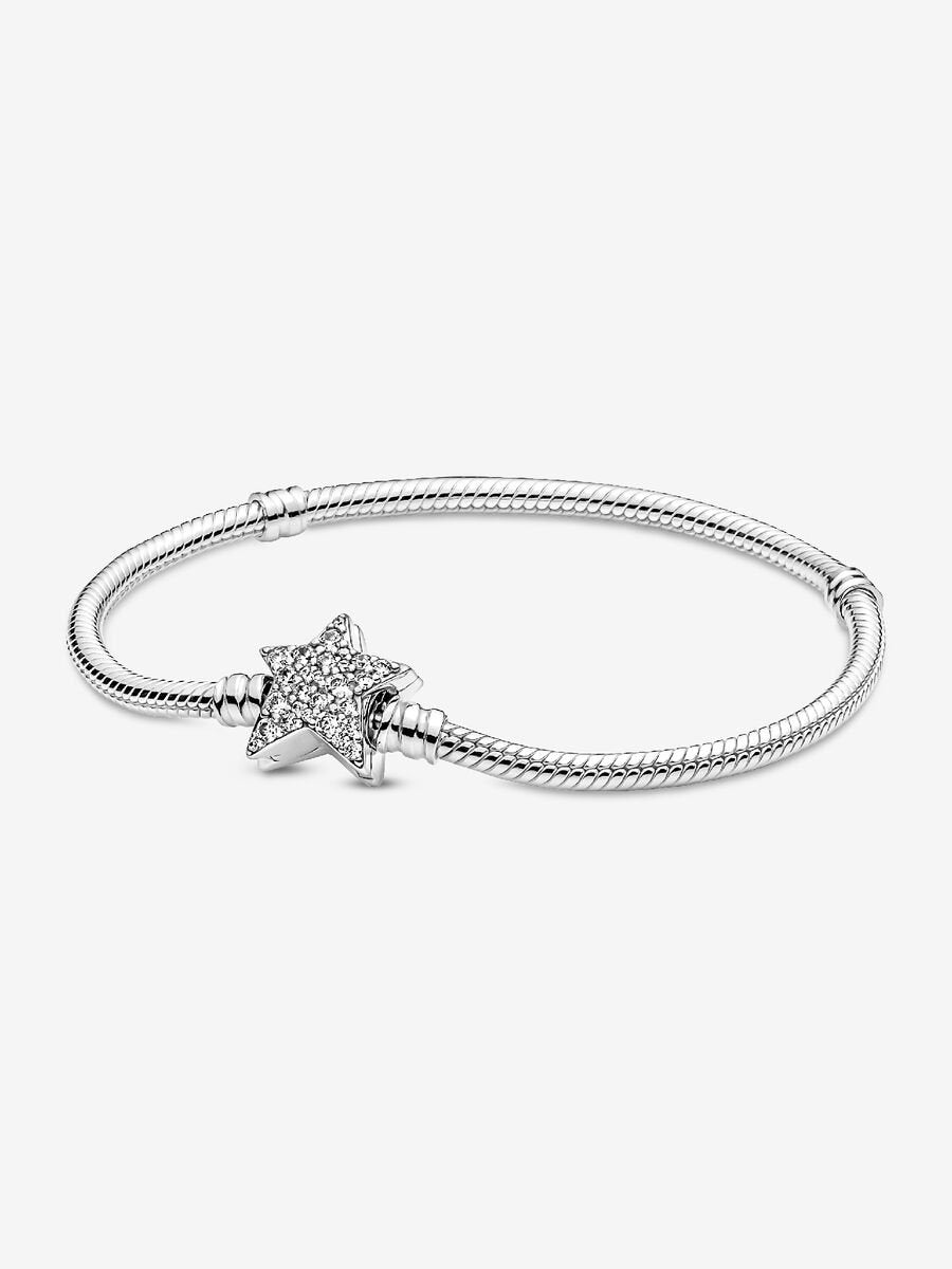 Asymmetric Star Clasp Snake Chain Bracelet