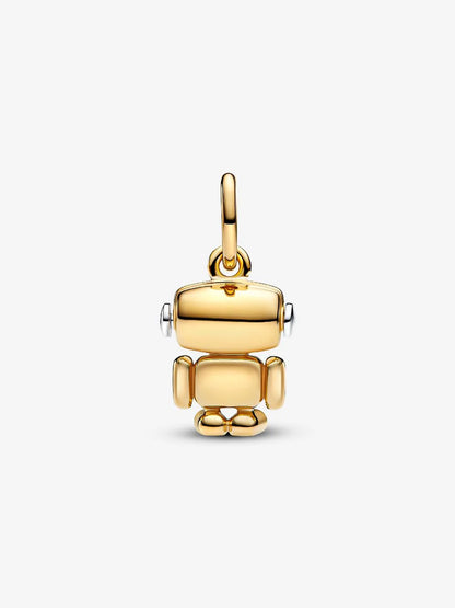 Spinnable Face Robot Dangle Charm