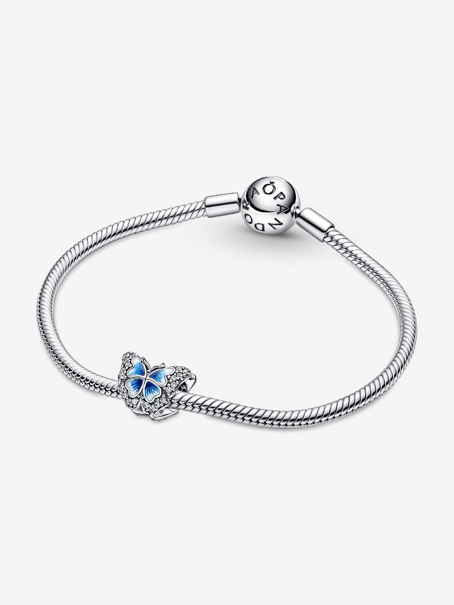 Blue Butterfly Sparkling Charm
