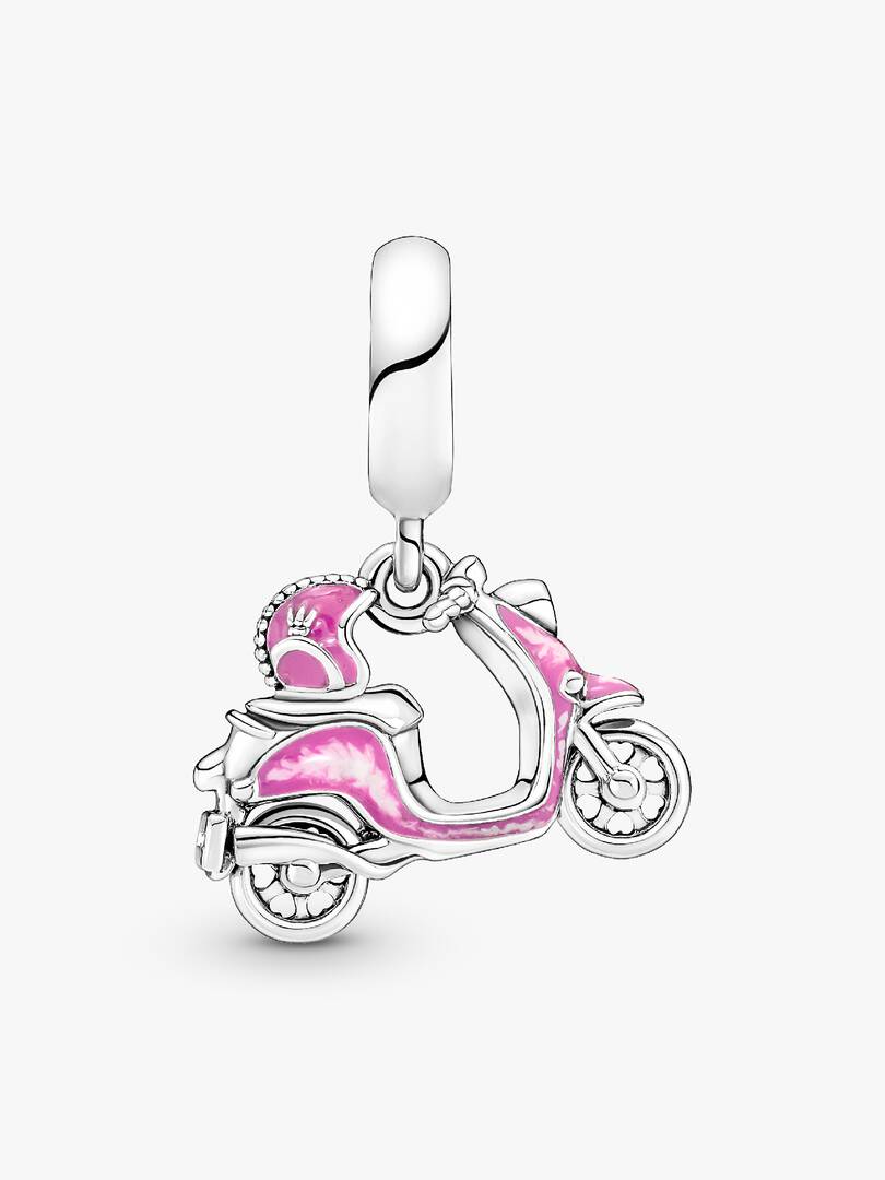 Pink Scooter Dangle Charm