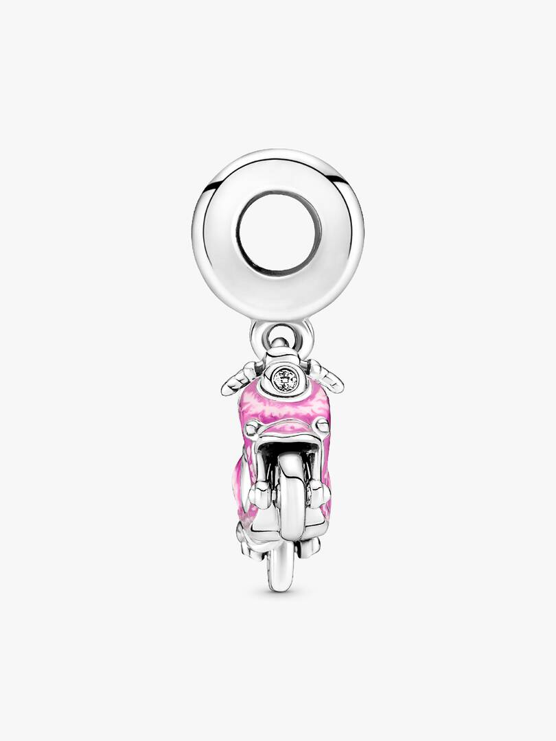 Pink Scooter Dangle Charm