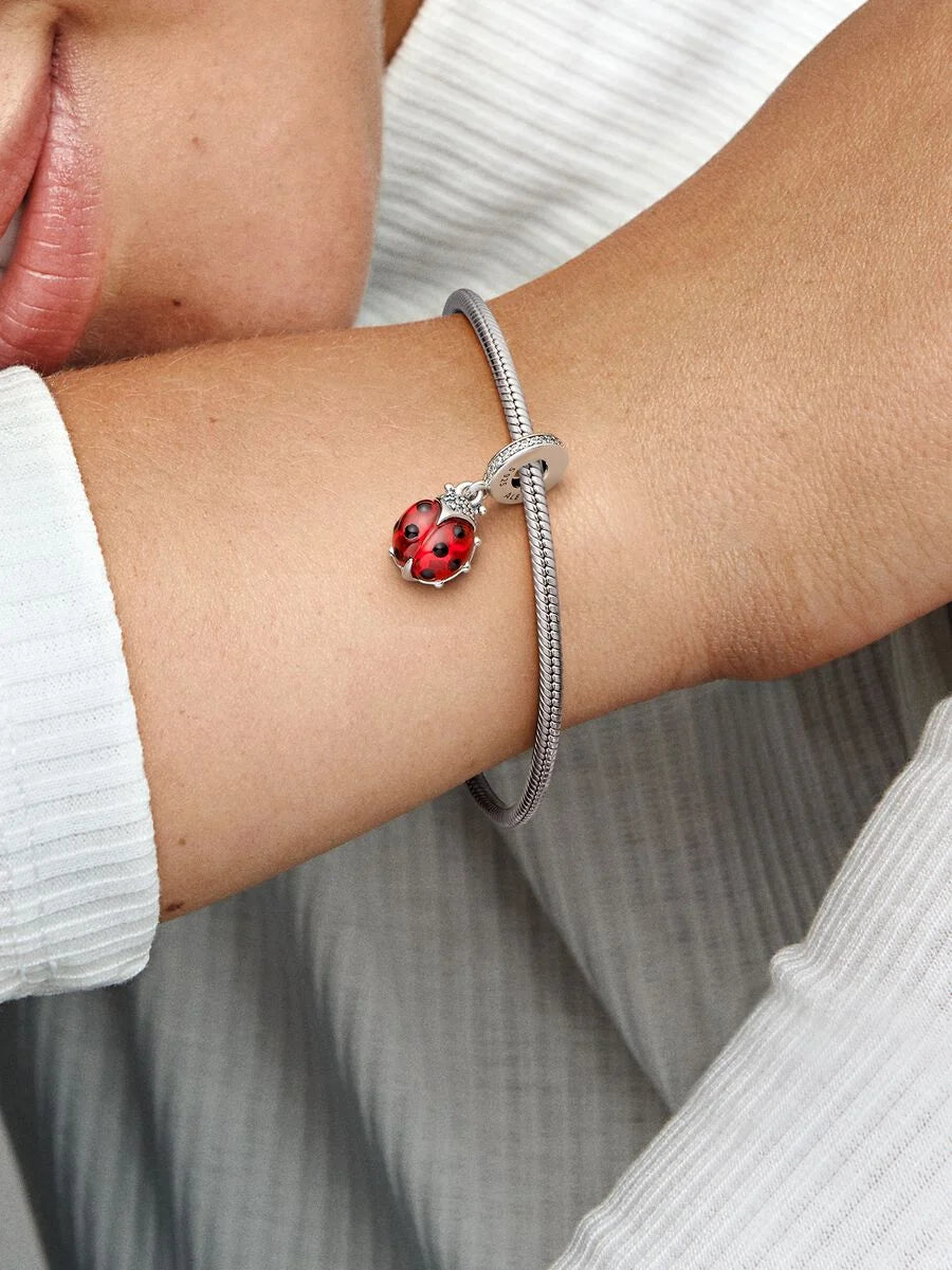 Red Ladybird Dangle Charm