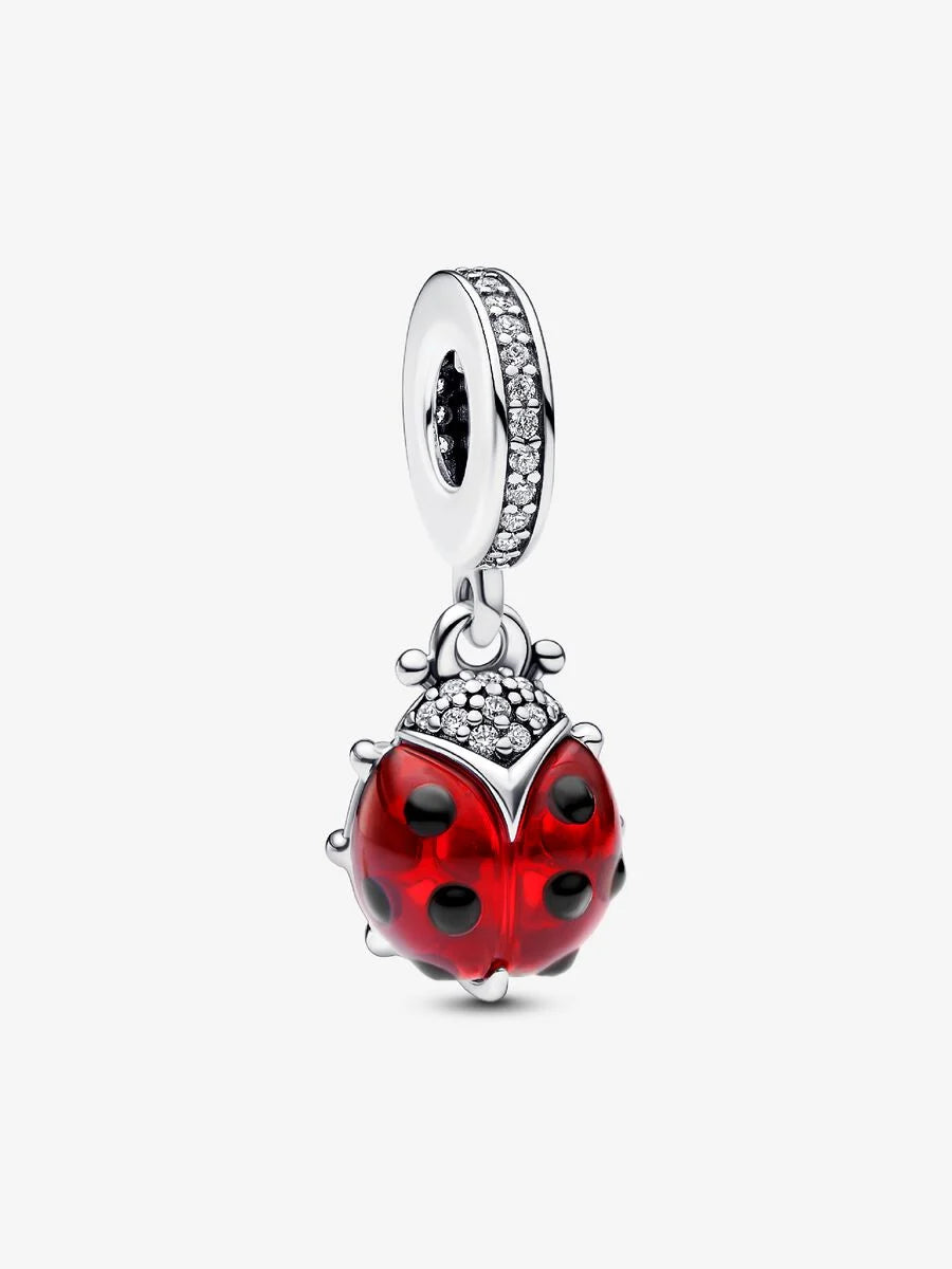 Red Ladybird Dangle Charm