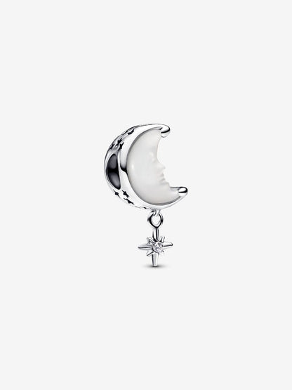 Moon & North Star Charm