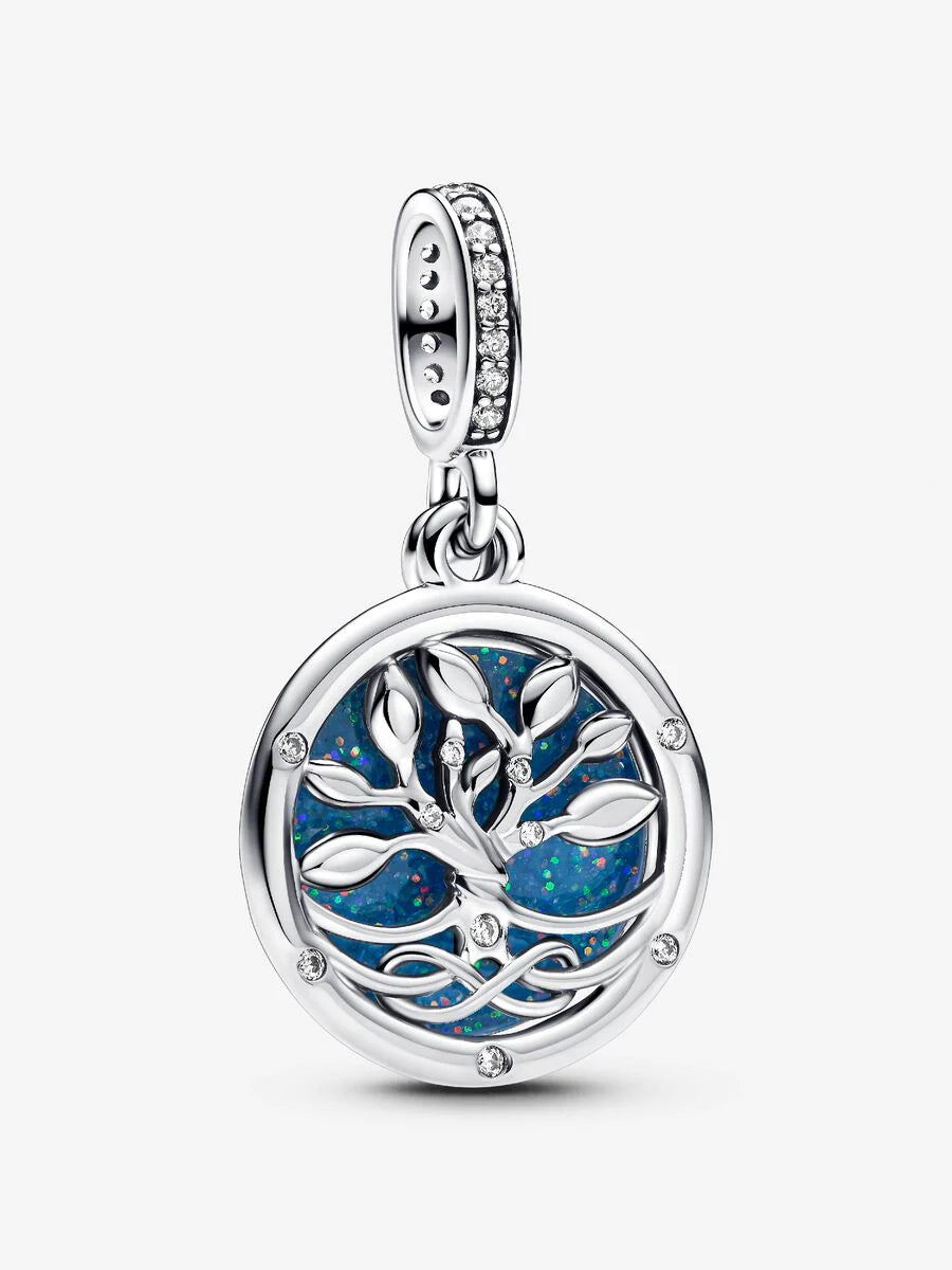 Glow-in-the-dark Infinity Tree Double Dangle Charm