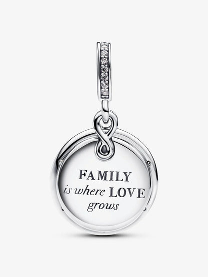 Glow-in-the-dark Infinity Tree Double Dangle Charm