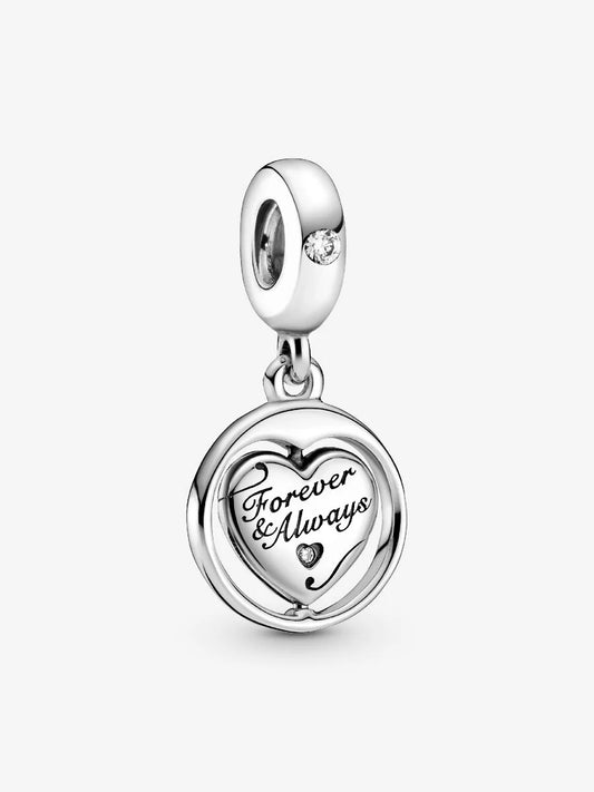 Spinning Forever & Always Soulmate Dangle Charm