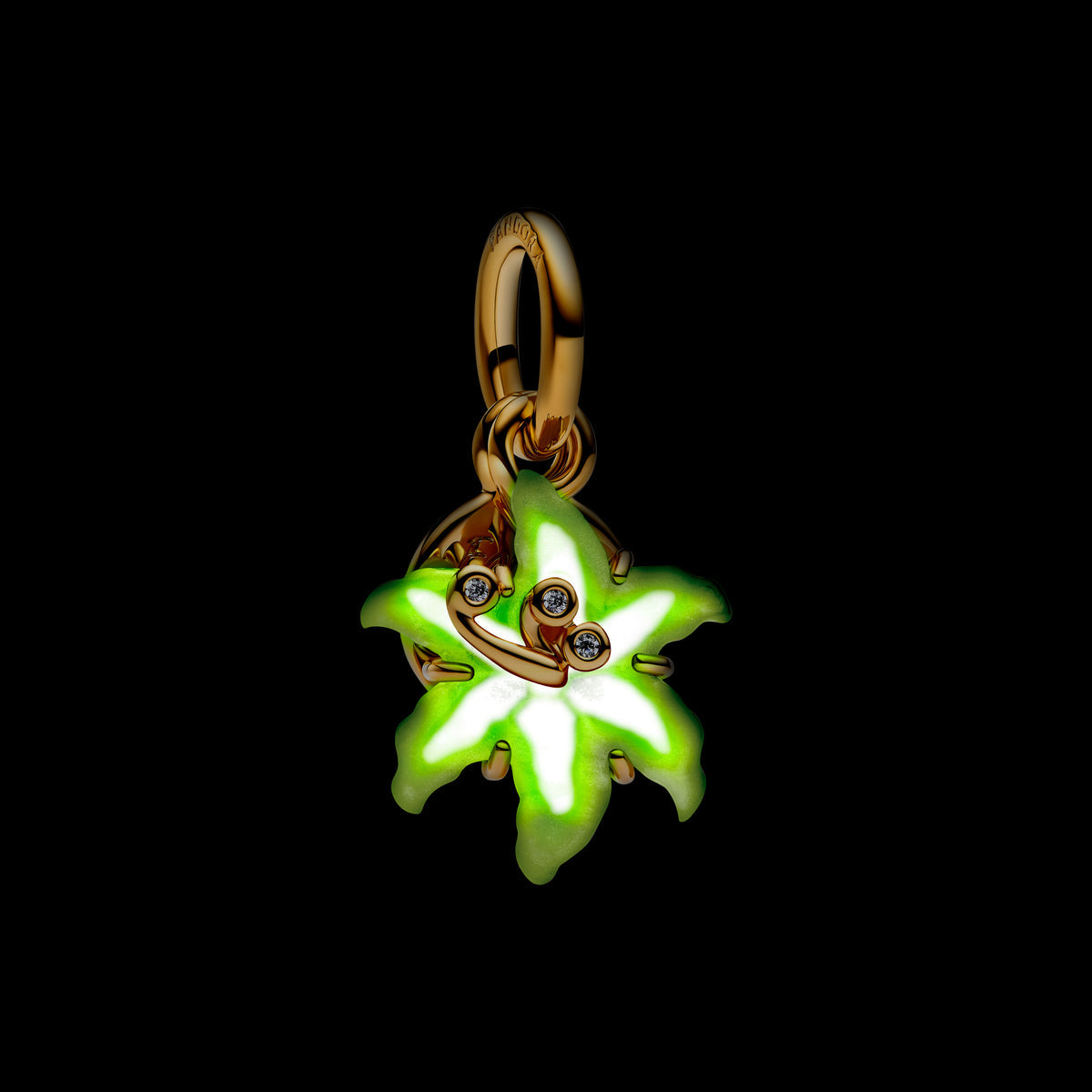 Disney Tangled Sundrop Flower Glow in the dark Charm