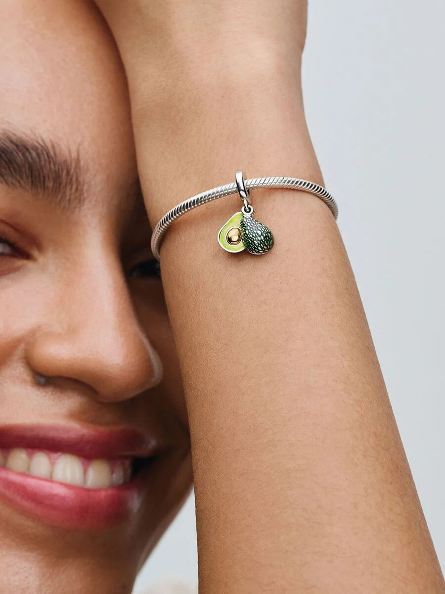 Avocado Double Dangle Charm
