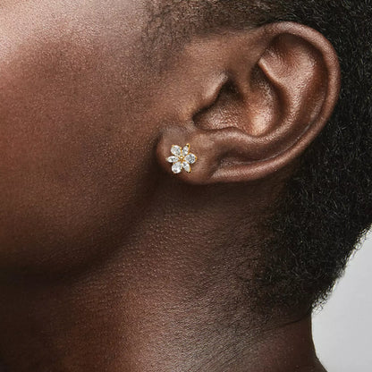 14k Gold-plated unique metal blend-Earring