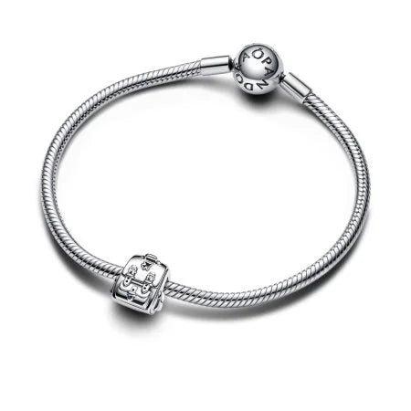 PATIENCE ESSENCE COLLECTION charm in silver with blue lace agate