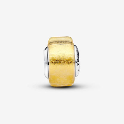 Pandora Charm Mini Murano Glass Gold Leaf