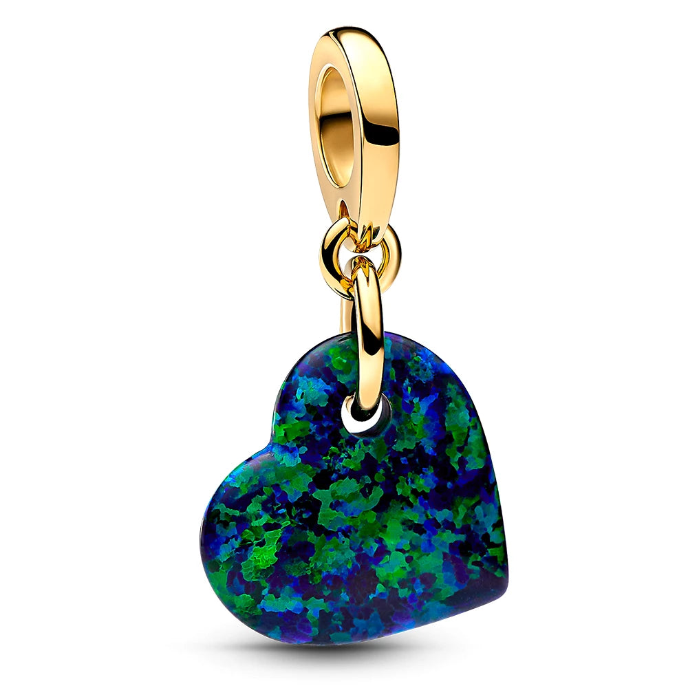 bead Shimmering heart.
