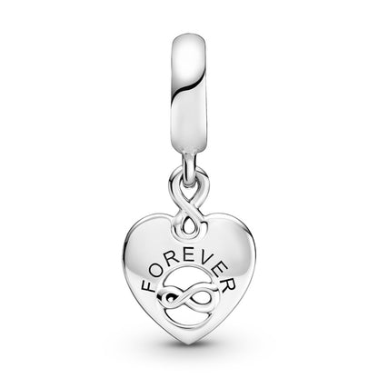 Friends Forever Heart Dangle Charm
