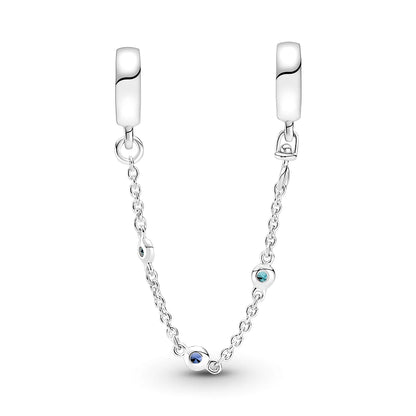 safety chain Blue stones