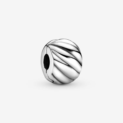 Pandora Polished Feathered Clip Charm