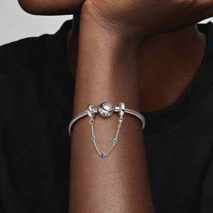safety chain Blue stones