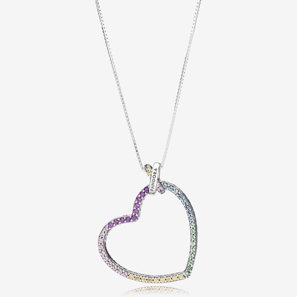 Rainbow Heart Necklace
