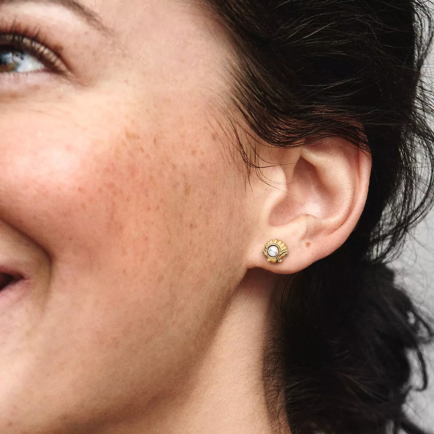14k Gold-plated unique metal blend-Earring