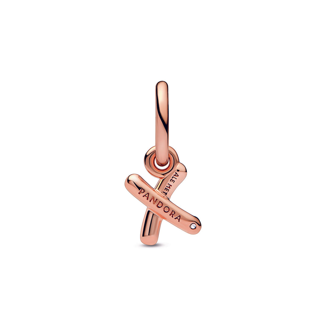 Letter X Script Alphabet Dangle Charm