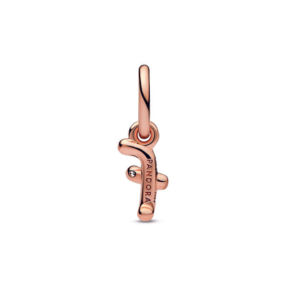 Letter f Script Alphabet Dangle Charm