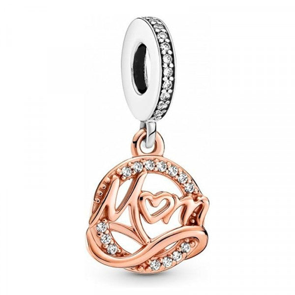 Two-tone Mum Dangle Charm