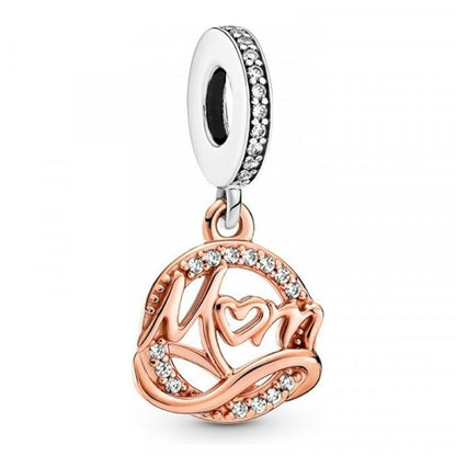 Two-tone Mum Dangle Charm