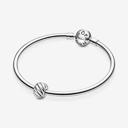 Pandora Polished Feathered Clip Charm
