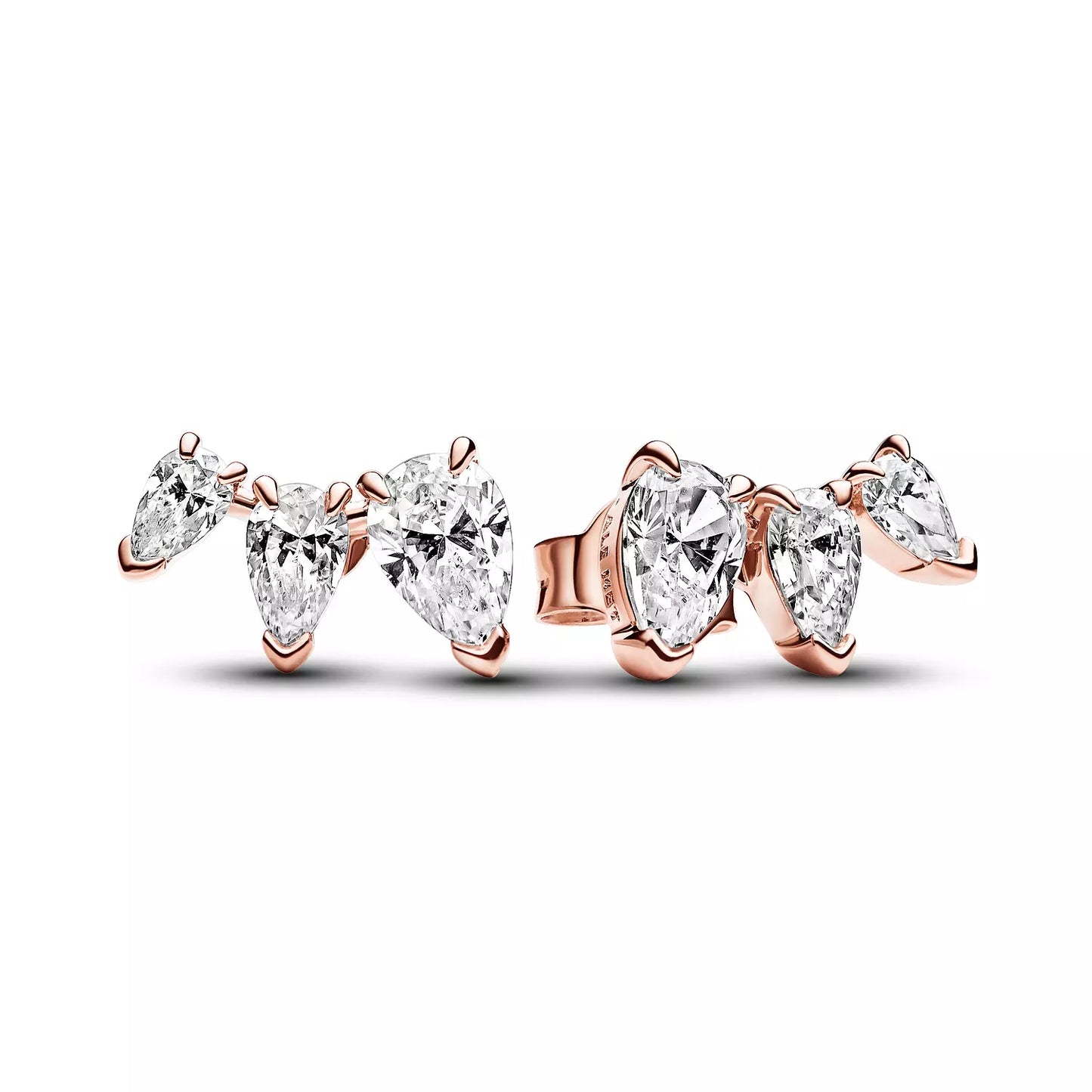 14k Rose gold-plated unique metal blend-Earring