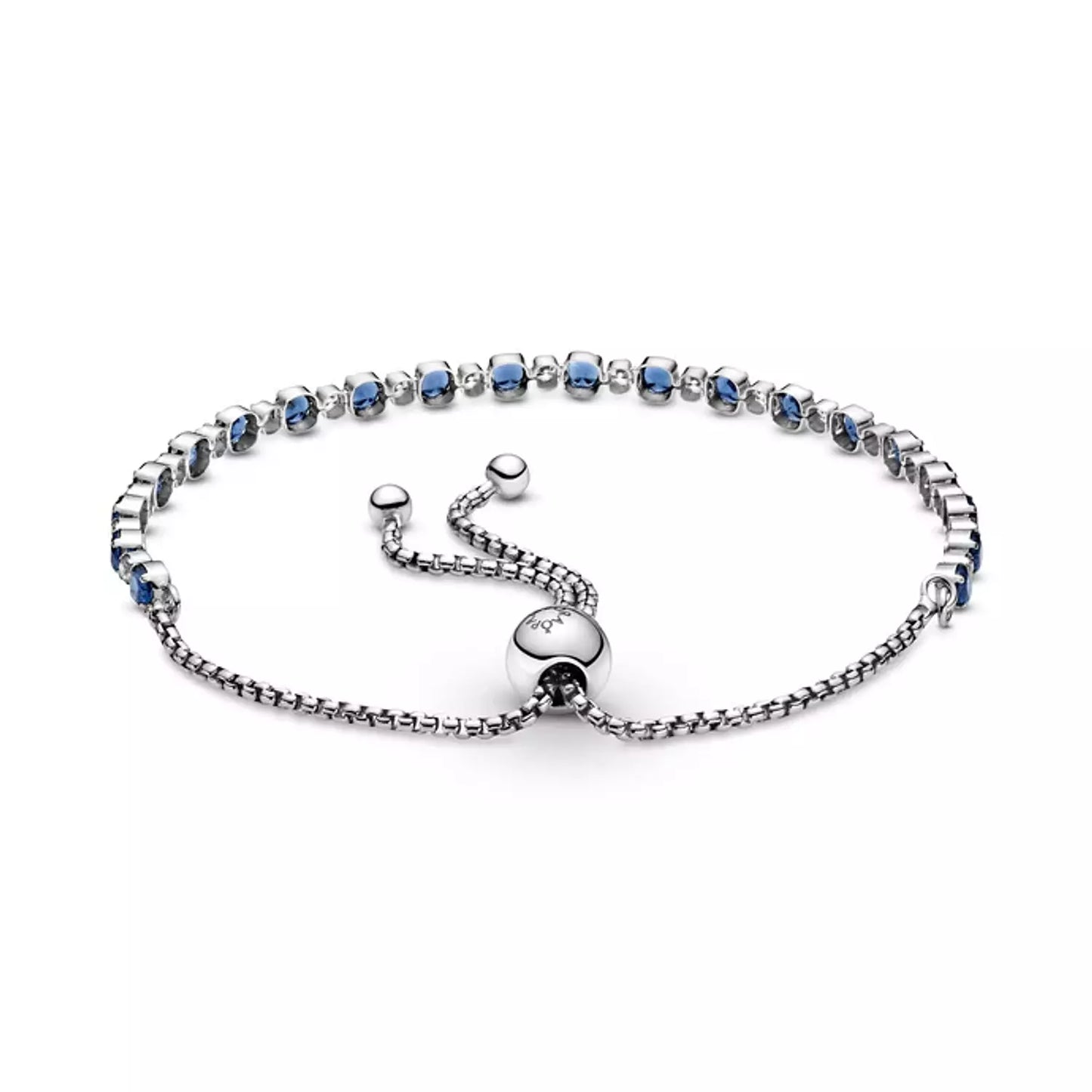 Rhodium plated sterling silver bracelet