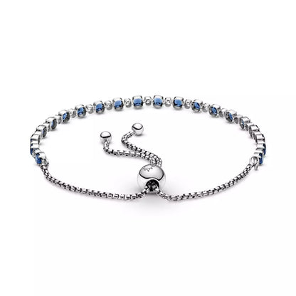 Rhodium plated sterling silver bracelet