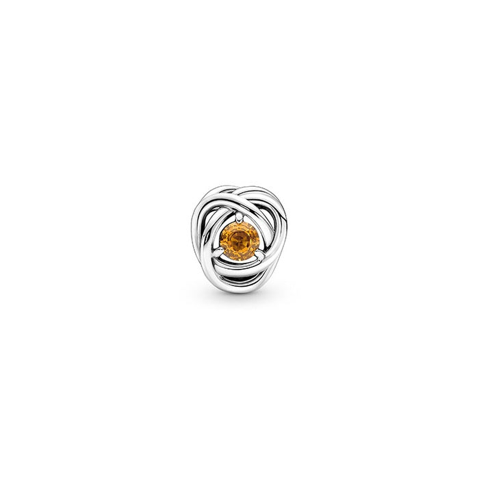 Honey Eternity Circle Charm