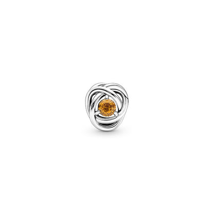 Honey Eternity Circle Charm