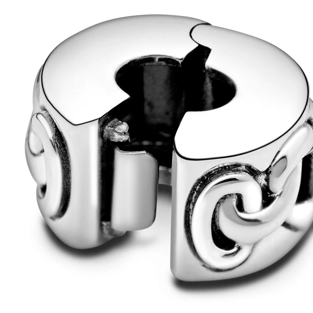 PANDORA Beads Tied hearts clip